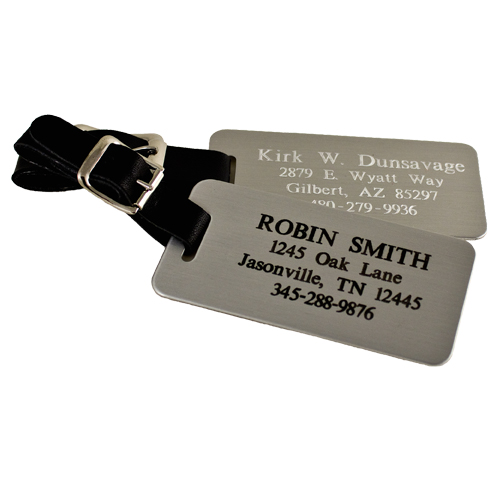 Логотип на заказ Алюминий Персонализированный Металлический Багаж Теги Личный Багаж Идентификация
