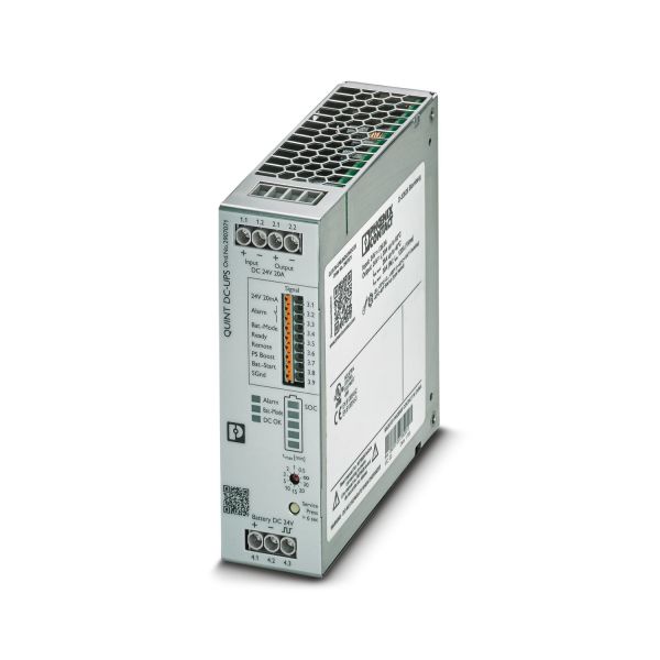 Phoenix Contact PLC Screw Connector 2907071 QUINT4-UPS/24DC/24DC/20 - Uninterruptible power supply