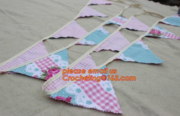 Lace Trimming Flag Banner HOLIDAY Decoration Halloween Softtextile Lace Fabric, ivory wedding decorations lace bunting