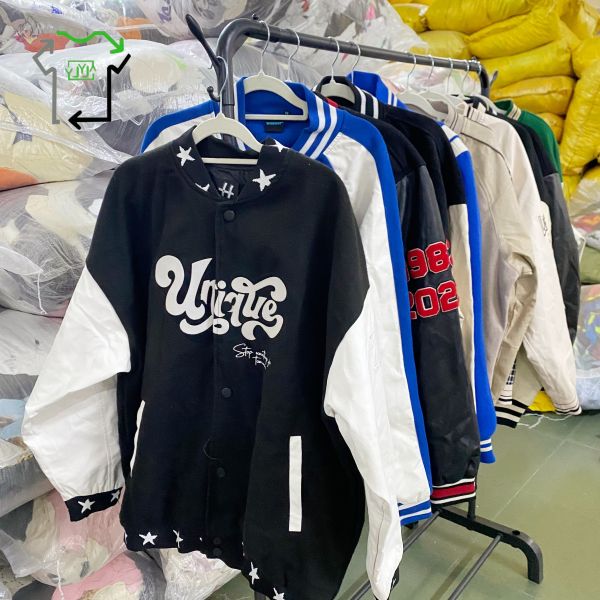 Women's Second Hand Baseball Jersey Used Formal Blouses Clothes Mixed Sizes