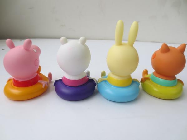 Baby Shower Gift  Animal Rubber Bath Toys Cute Animal Design For Infant / Toddler