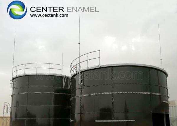 Tanques de armazenamento de líquidos de aço virado