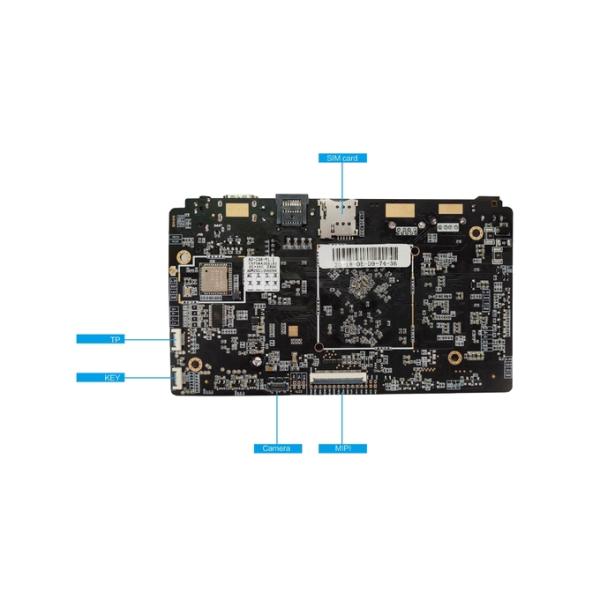 Мини-игровой компьютер Arm Настольная материнская плата Rockchip RK3566 Quad Core LVDS EDP HDMI 4K