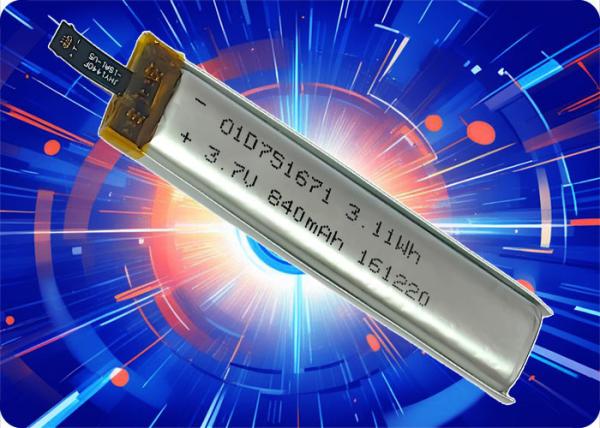 Banque d'alimentation personnalisée Batterie au lithium-ion Cellule de batterie 3.7V 860mAh 2A Batterie au lithium à courant de décharge
