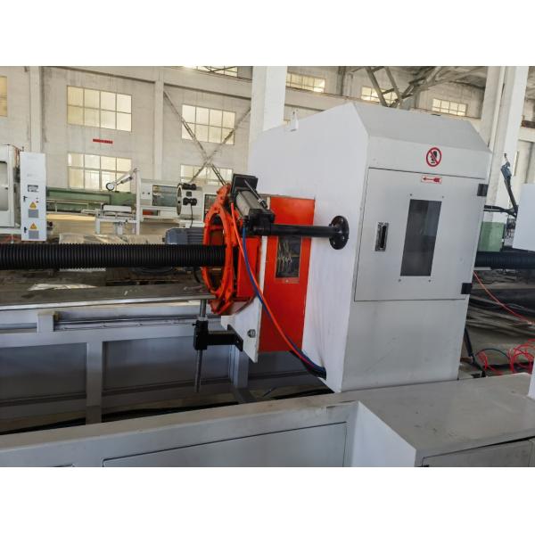 HDPE Pipe Machine Double Wall Corrugated Pipe Extrusion Line For Water Supply