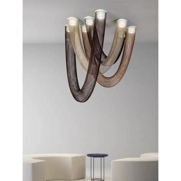 LED Black Coffee Office Decoration Indoor Living Room Led Ceiling Lamp Fixtures