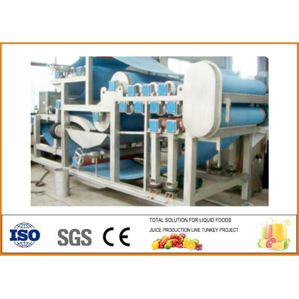 SUS304 5T/H Apple Juice Production Line / Pear Juice Processing Line