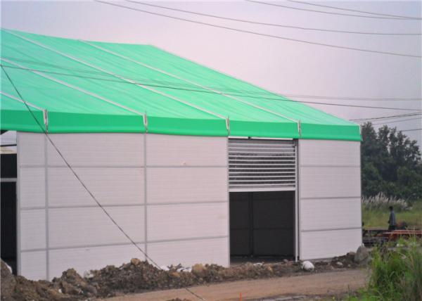 1000 Sqm Clear Span Industrial Warehouse Tent with Glass Walls for Outdoor Events