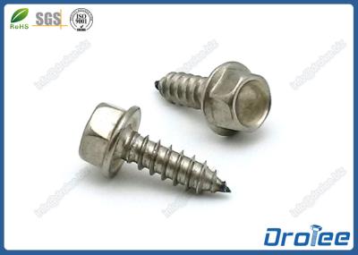 Stainelss Steel 18-8 Hex Washer Head Sheet Metal Screw #8-15 x 1/2 Type A