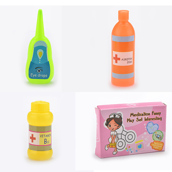 Cute Role Play Medical Pretend And Play Doctor Set First Aid Kit Box 28 Pcs