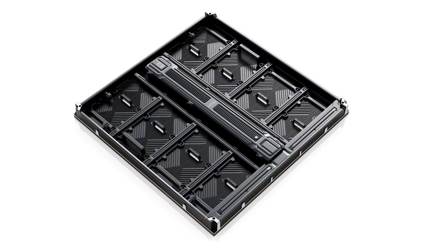 1000x1000mm Wall Mounted LED Cabinet Display High Precision CNC Machining