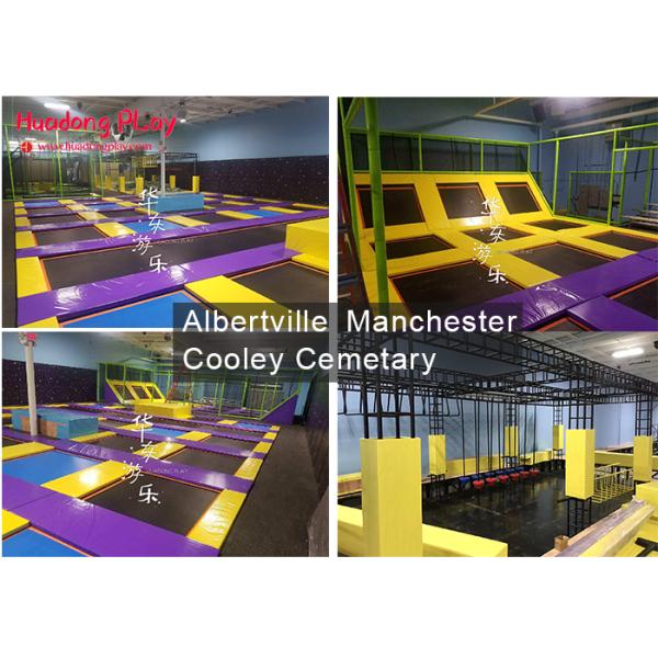 Multi - Function Indoor Trampoline Equipment Commercial 700 Sqm Eco - Friendly