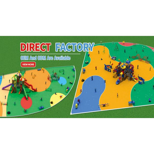 High Security Space Saver Playground Set Anti UV Small Play Structure