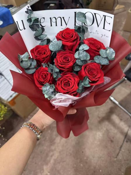 Preserved flower rose romantic bouquet Valentine's Day gift