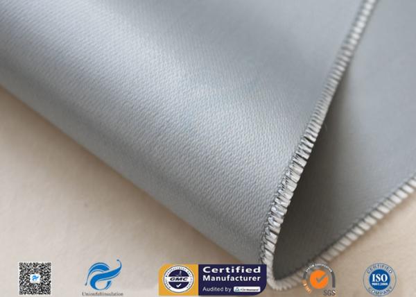 Weave de cetim tomado partido dobro do fogo da tela da fibra de vidro do revestimento do silicone 17oz anti
