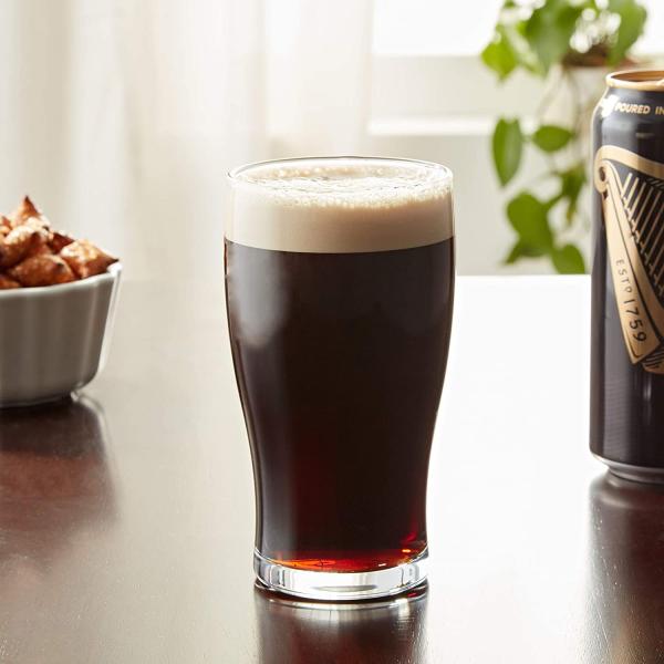 580ML Soda Lime Glass Stemless Pilsner Beer Glasses