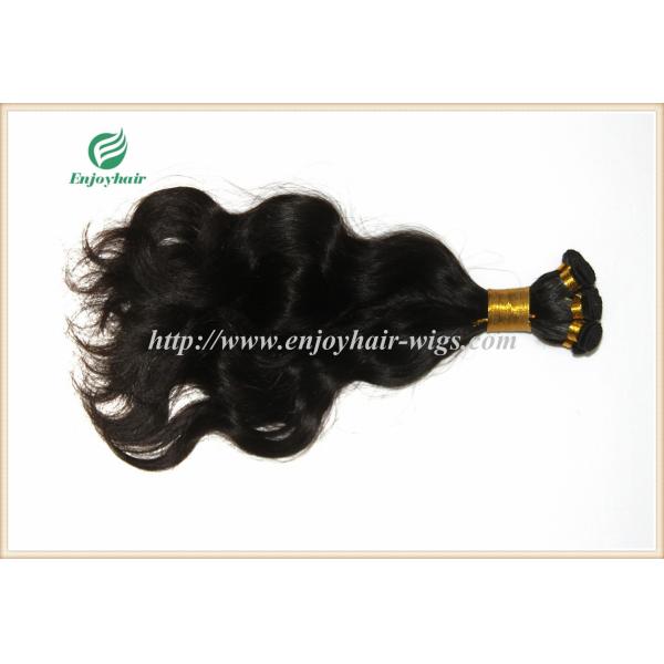 Hand tied weaviing Malaysian virgin remy hair,body wave hair extension no shed no tangle
