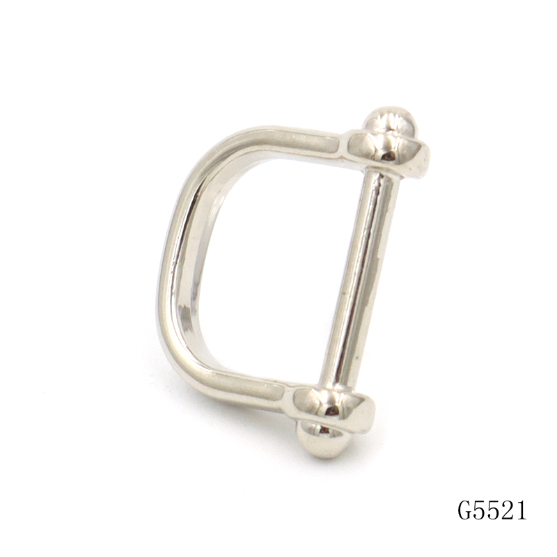 Mini Horseshoe Shape D ring 15mm Shiny Silver Strap Buckle for Bags or Purse Making