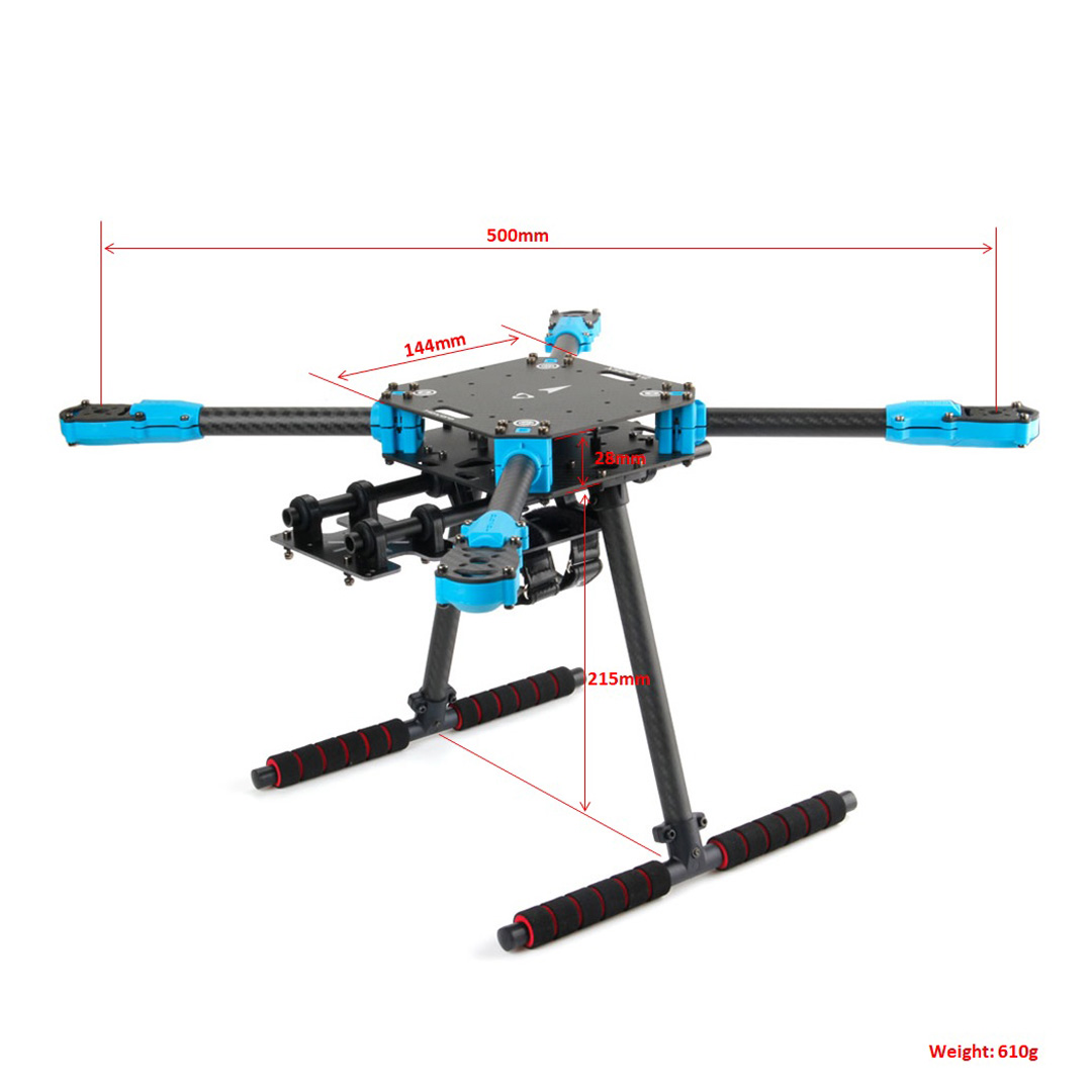 X500 V2 Frame Kit Профессиональный диспетчер полета Легкий и легкий в сборке