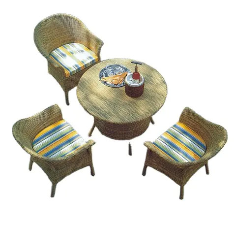 Outdoor furniture set wicker rattan dining set patio furniture set cafe furniture dining table with chair---8033