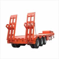 Customizable Steel Multi Axis CIMC Lowbed Semi-Trailer Truck Trailers