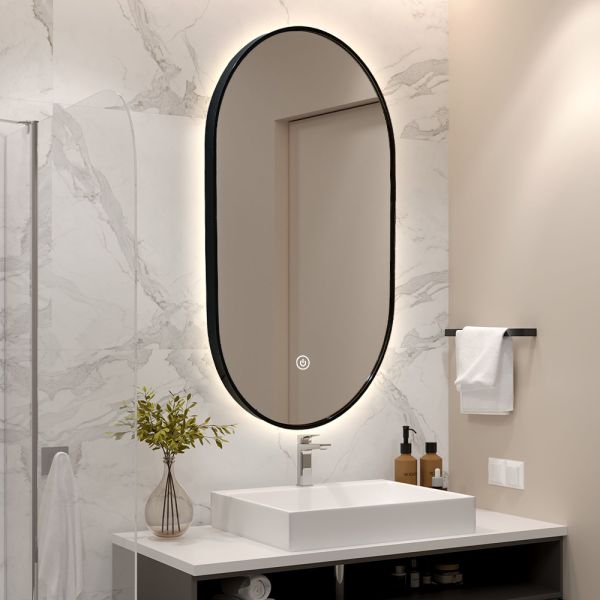Waterproof Stainless Steel Framed Lighted Mirror Anti Fog 	2 Years Warranty