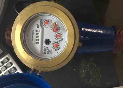 Brass Housing Multi Jet Water Meter For Clean Water Utility Billing Dn20