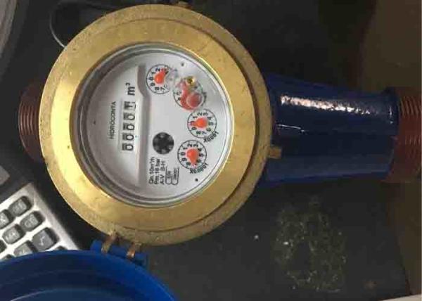 Brass Housing Multi Jet Water Meter For Clean Water Utility Billing Dn20