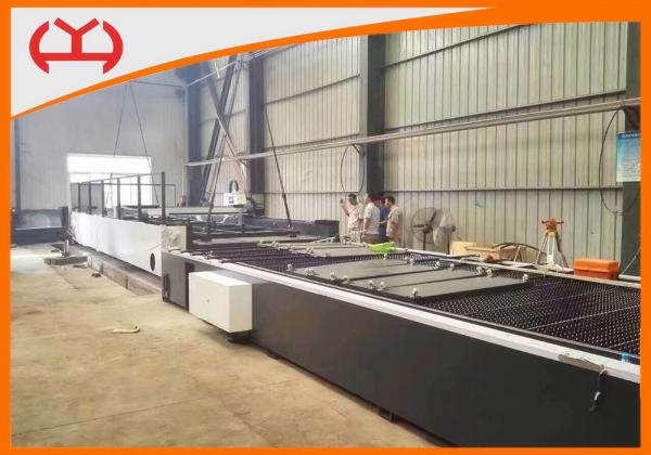 High Strength Industrial CNC Laser Cutter Box Type Design Safety Assured Bilateral Drive System