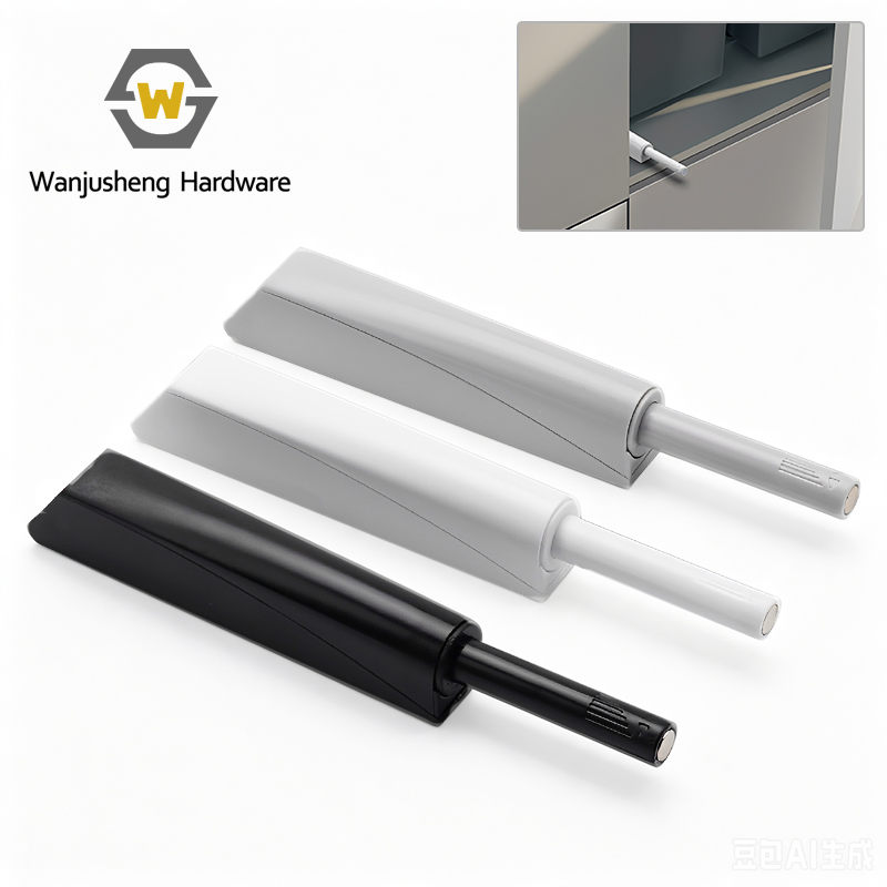 Furniture Plastic Buffer Door-Push Touch-to-Open Rebound Device Heavy-Duty Press-Type Cabinet Door & Drawer Push-to-Open Latch