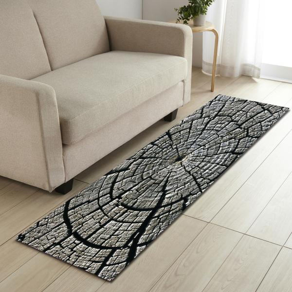Tapetes absorventes do assoalho do quarto da esteira de porta 40*120cm da grão de madeira 60*180cm