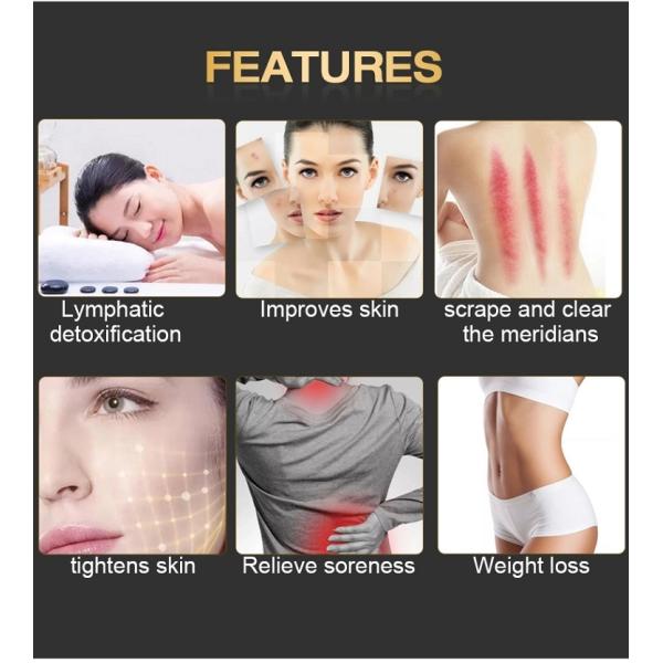 Portable 75W Black Color Body Massager Cavitation Vacuum Slimming Weight Loss Machine