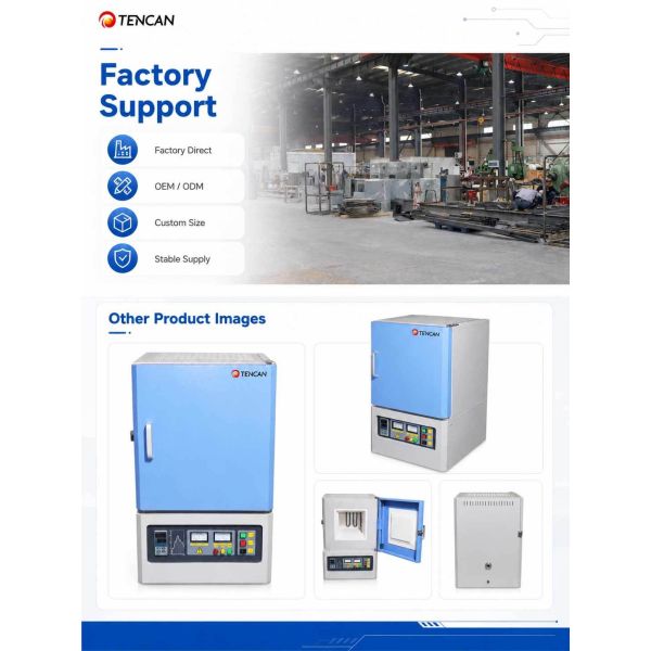 1200°C Muffle Furnace with 50-Segment PID Control and Polycrystalline Mullite Fiber Lining for High-Temperature Applications
