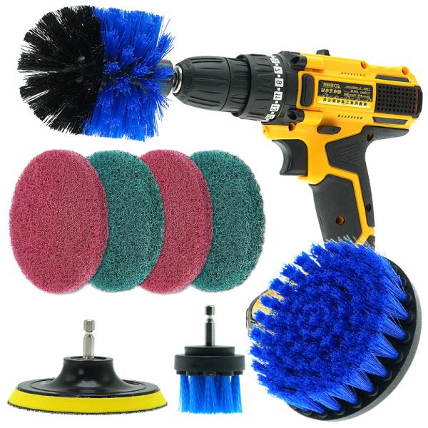 Kitchen Carpet Upholstery Drill Brush Pad Sponge Kit Customized