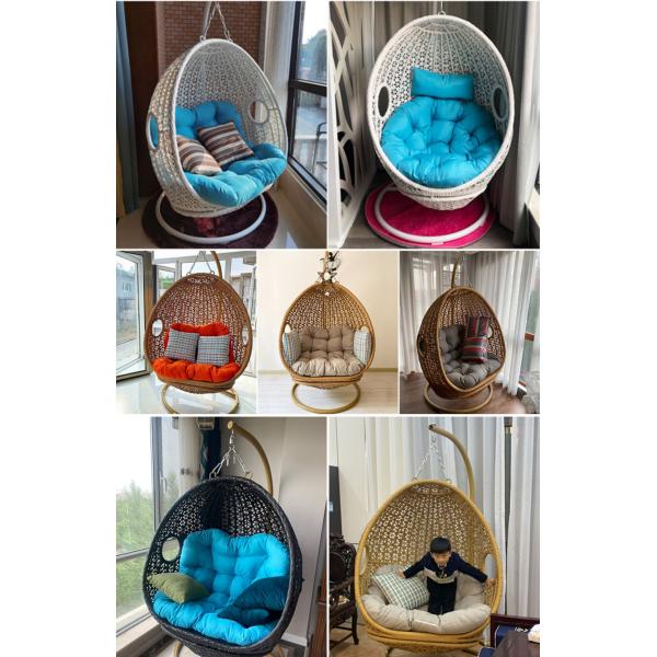 Carbon Steel Frame 2 Seat Hammock Swing Egg Shaped Rocking Chair