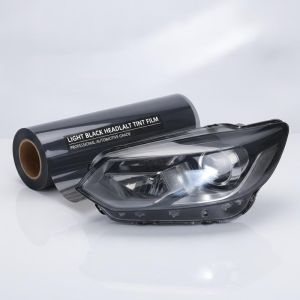Light Black Headlight Tint Film