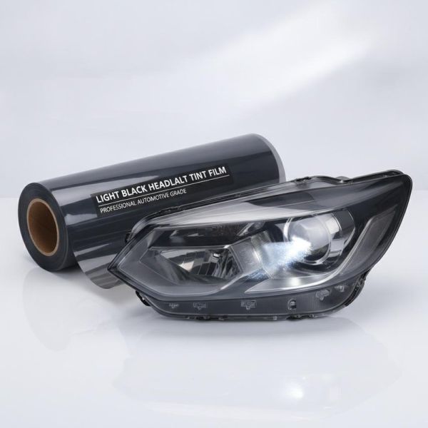 Light Black Headlight Tint Film