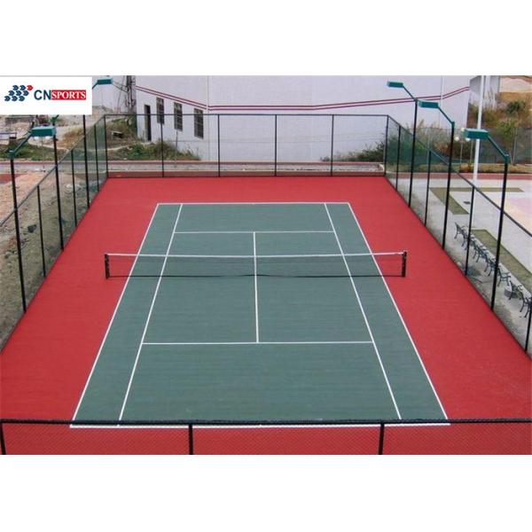 2.1mpa CN-S02 Silicon PU Tennis Flooring and High Rebound and Waterproof