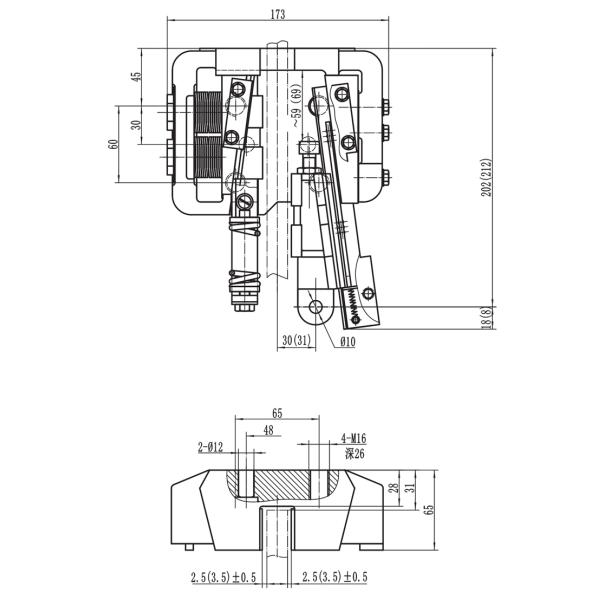 SN-SG-AQ10 Componentes de elevadores de equipo de seguridad con resorte Belleville para elevación de pasajeros