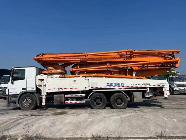 Reproduced Zoomlion Concrete Pump Truck 2014 49m 40900KG