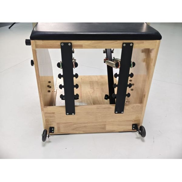 Oak Wood Pilates Wunda Chair U+PL009 with Adjustable Spring Resistance