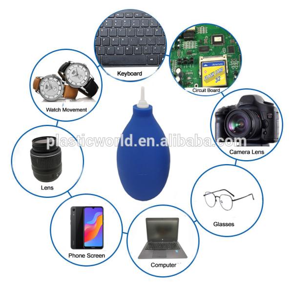 Digital Cleaning Bulb made by PVC Air Blower 9.9mm Arbor With White Plastic Syringe Needle