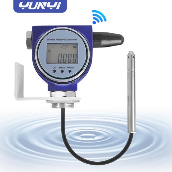 Yunyi Iot Remote Sensor de nivel de agua por satélite inalámbrico 4g para pozos profundos Instrumento de medición de nivel subterráneo sumergible