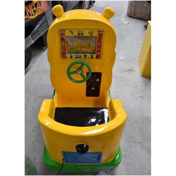 Animal Appearance Amusement Kiddie Rides , Cartoon Swing Car For Child