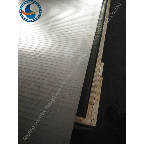 Non Clogging Wedge Wire Screen Panels For Waste Water Long Service Life