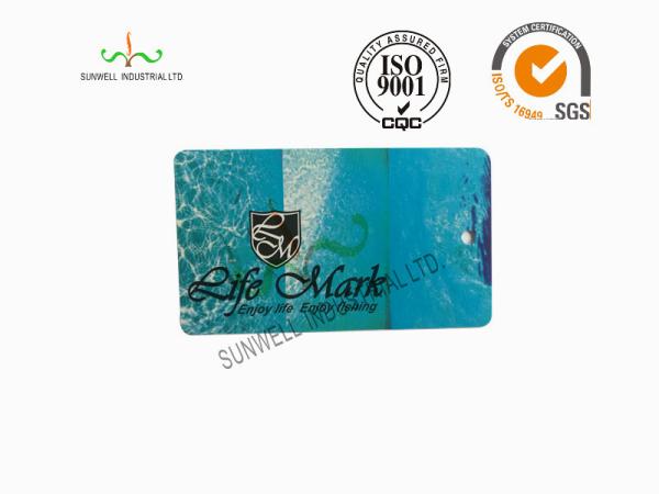 Laser Cut Fashion Apparel Hang Tags , 300GSM C1S Art Paper Custom Hanging Gift Tags