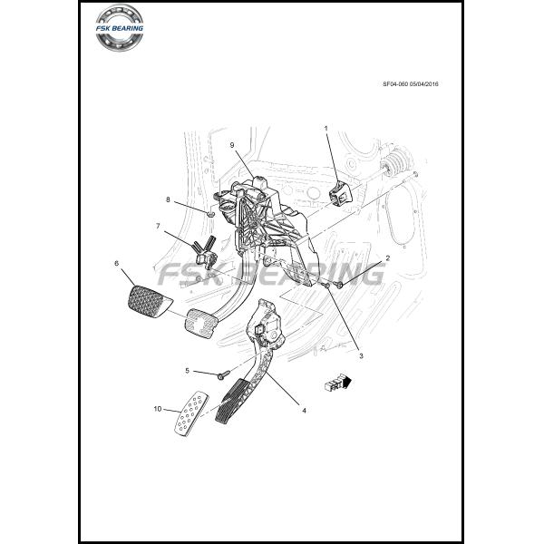 Chevrolet Maibao XL 84344895 84478055 Electronic Accelerator Pedal