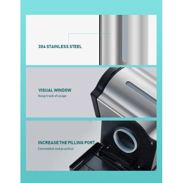 ABS Plastic Hospital 1000ml Waterless Hand Sanitizer Dispenser