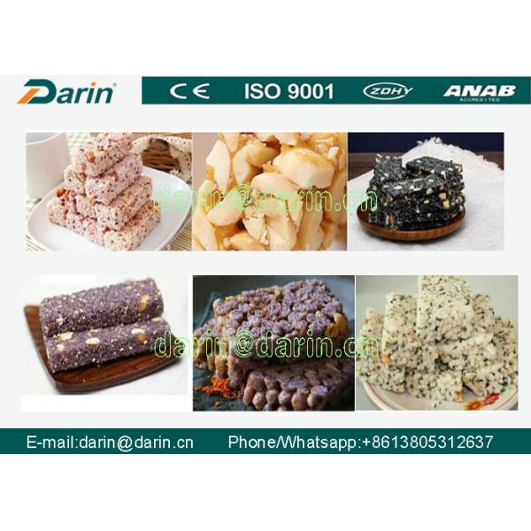 barra do cereal do sésamo 200-400kg/hr que faz a máquina a máquina da barra de amendoim da economia labor