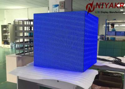 Magie polychrome de forme irrégulière d'écran de l'affichage 3D LED de cube en 1R1G1B P5 LED